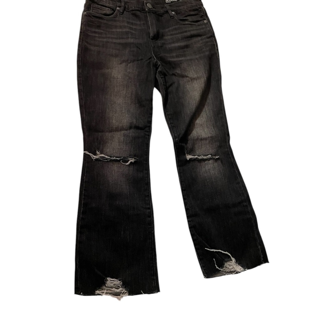 Women's Black Distressed Jeans